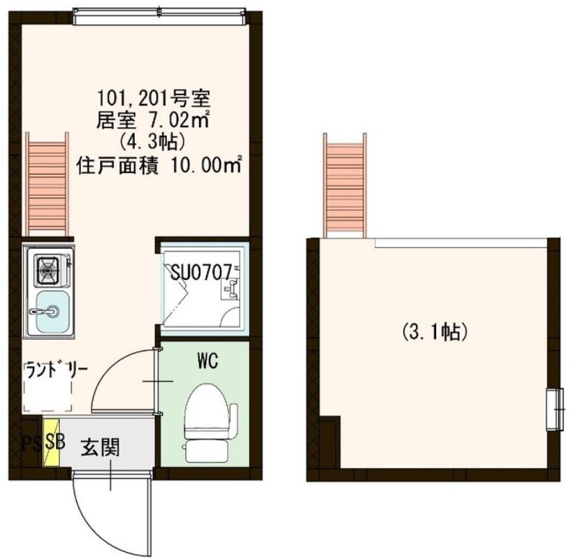 リュクスシティー池尻大橋の間取り