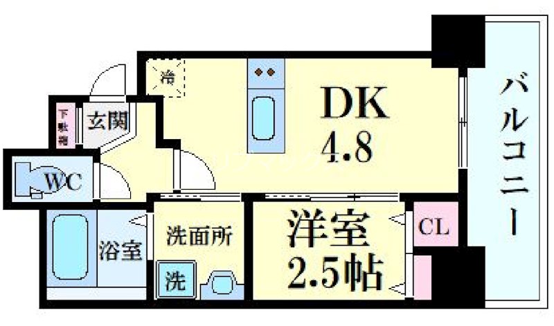 エステムコート吹田・朝日町7号の間取り