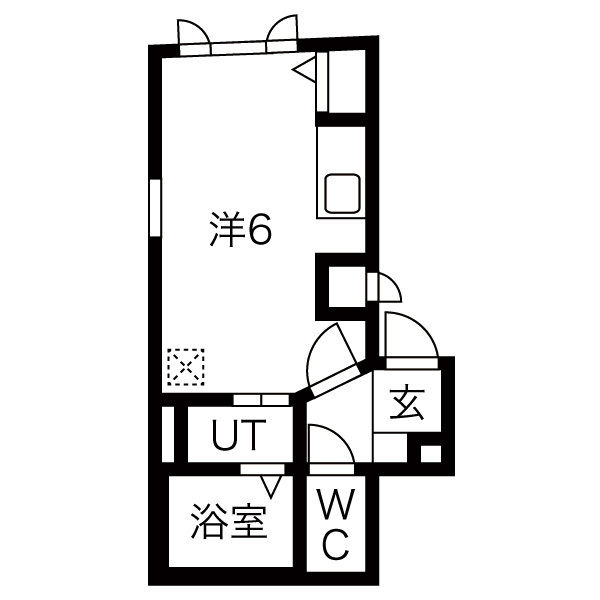 札幌市中央区南五条西のマンションの間取り