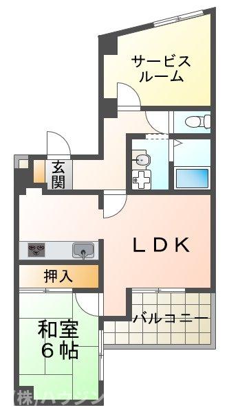 ベルトピア塩屋Iの間取り