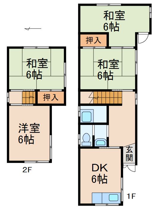 一戸建16055の間取り