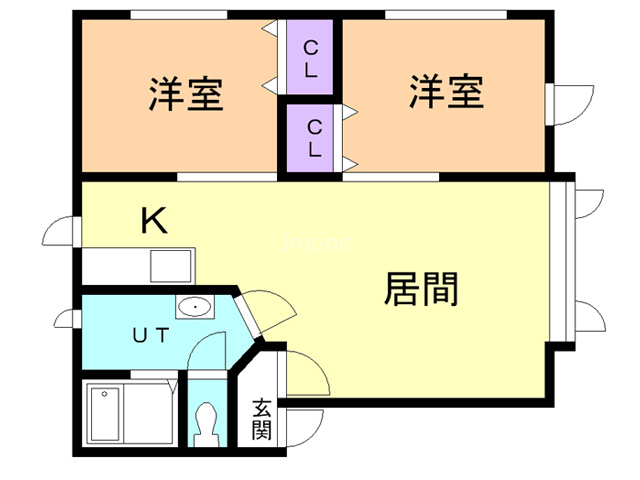 桑原ハイツIの間取り