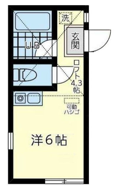 ユナイト市場キューピットの間取り