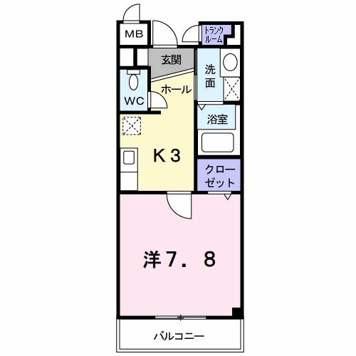 クレール興戸の間取り