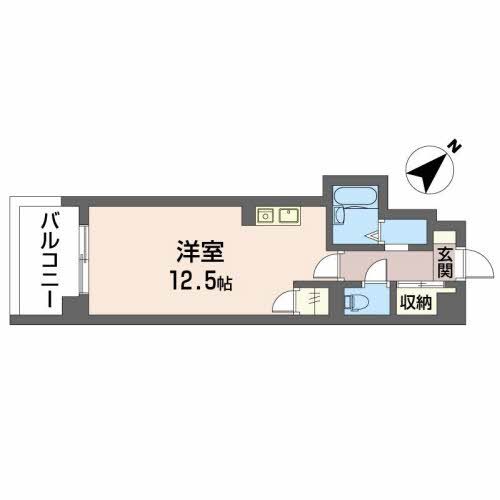 シティビラ中浜田の間取り