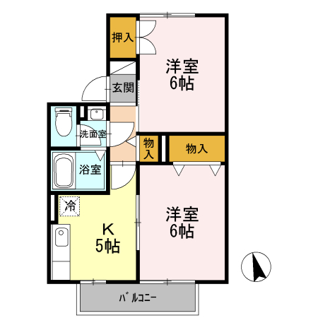 コートグレイスの間取り