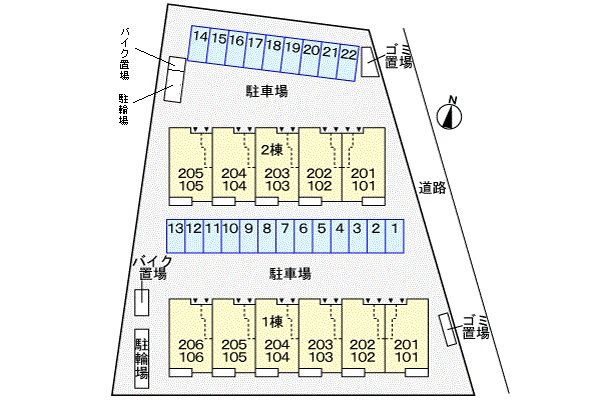 【八王子市楢原町のアパートのその他】