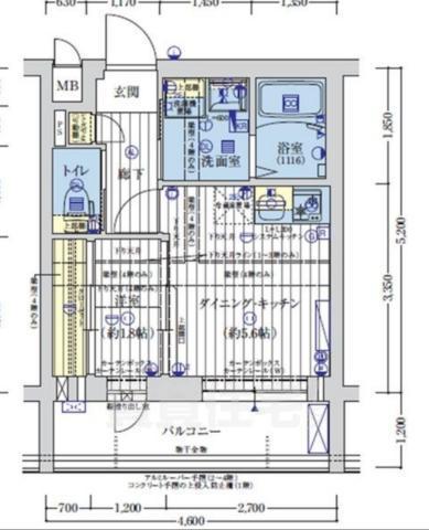 アクアプレイス京都聚楽第の間取り