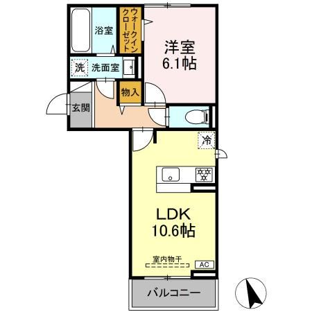 GRAND D-ROOM渚の間取り