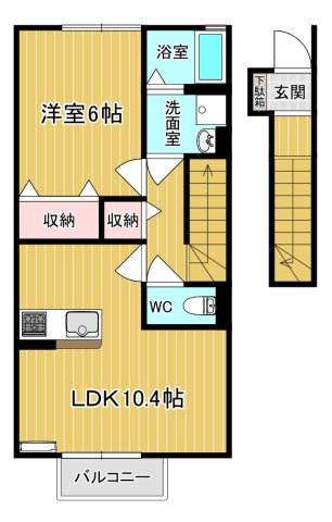 リェス ソーンツェＡの間取り