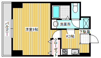 【シティビル吉原IIの間取り】