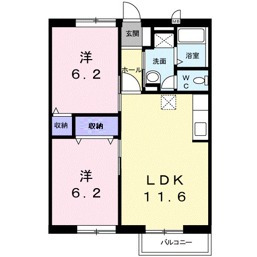 リュミエールの間取り