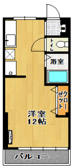 学生第一コーポの間取り