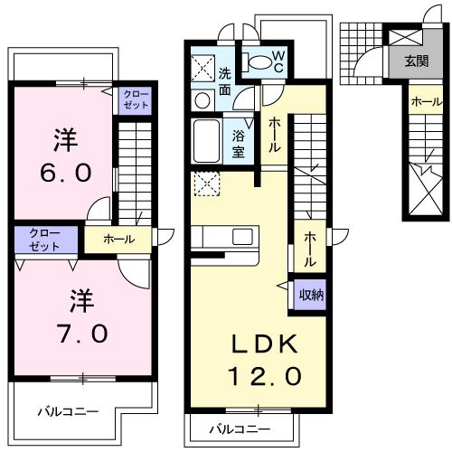 アリアンス・Ｗの間取り