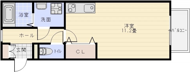 ドリーム葉月 六番館の間取り