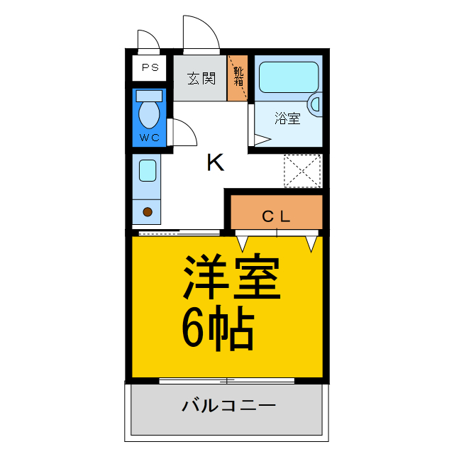 パールメゾン鳴門の間取り