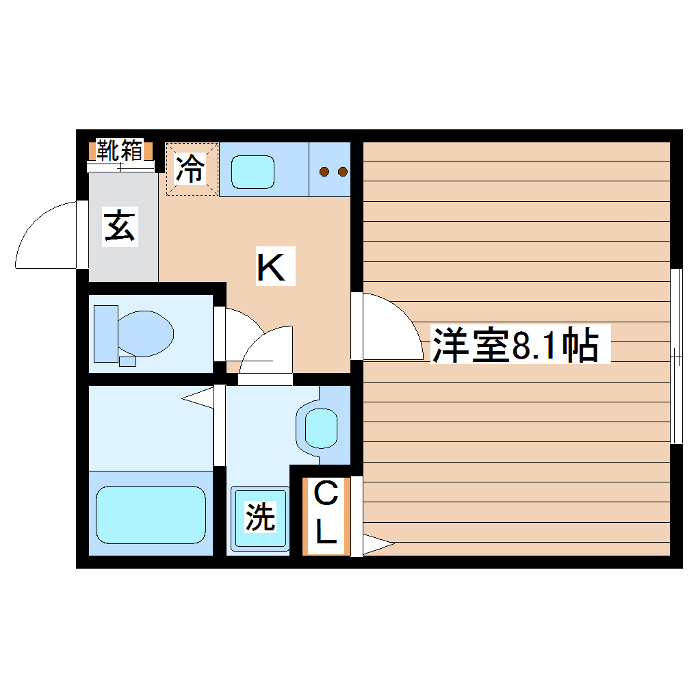 ブレインバレー鹿野の間取り