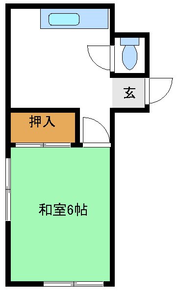 江戸川区平井のアパートの間取り