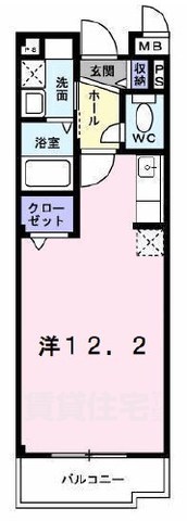 枚方市大峰元町のマンションの間取り