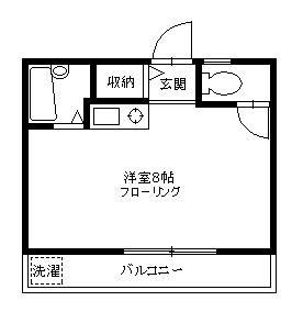 横浜市神奈川区羽沢町のアパートの間取り