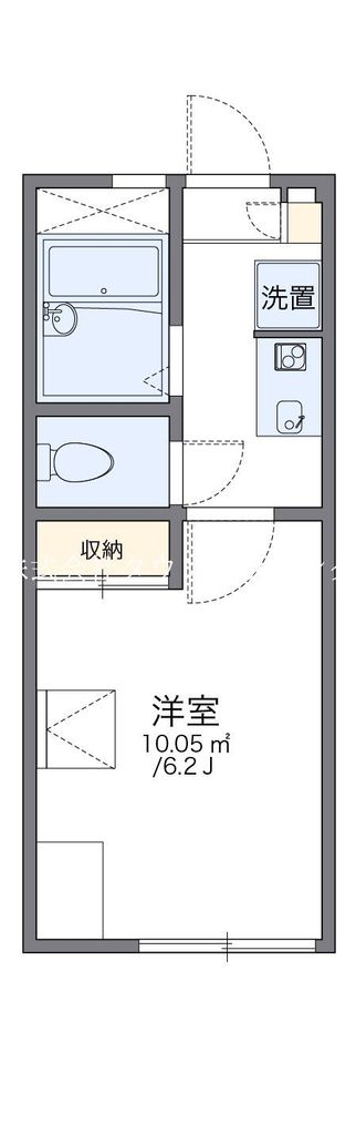 【レオパレスエバラの間取り】