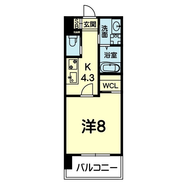 ライズ平成南の間取り