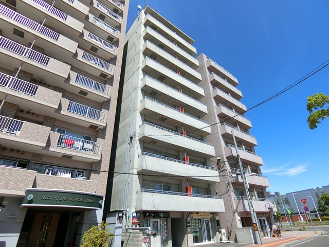 江別市野幌町のマンションの建物外観