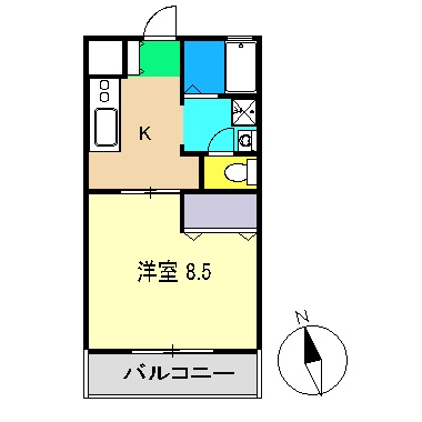 【藤本ハイツの間取り】