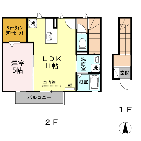 サンライズＫの間取り