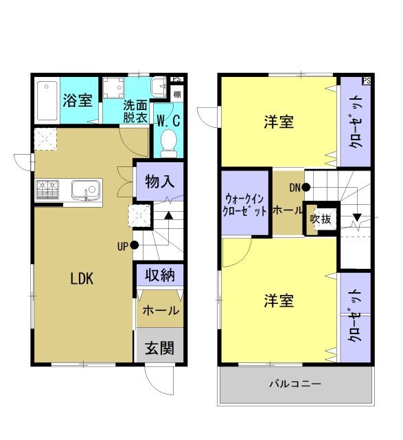 リュミエール・ボアＩの間取り