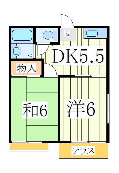 グリーンコーポの間取り