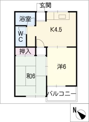 シャルム杉の間取り