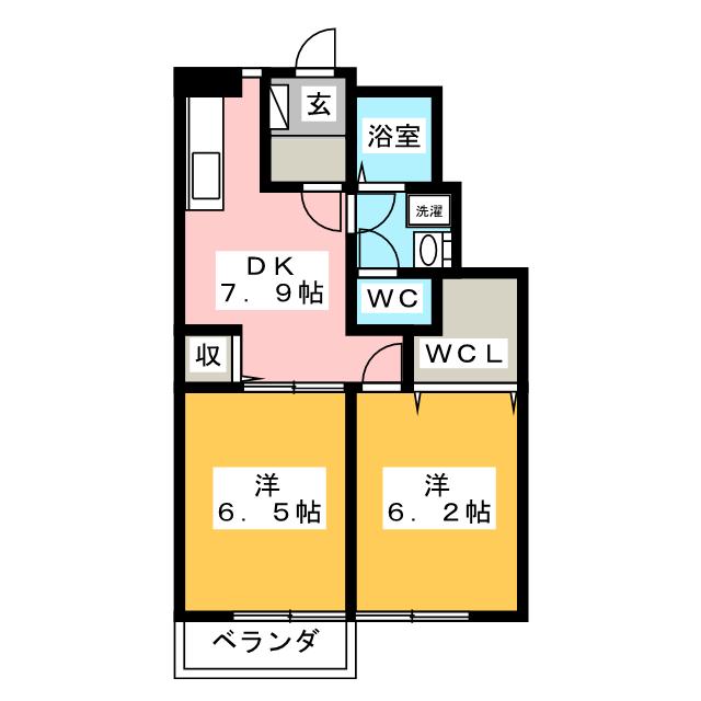 クレストールＫｎの間取り