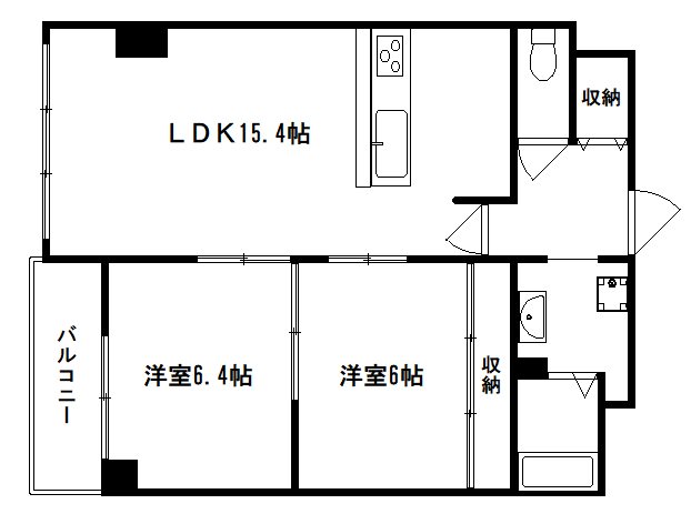 第45長栄シャルト五条の間取り