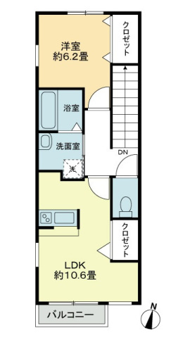 フォブール工学部前の間取り