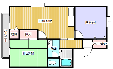 リヴェールIの間取り