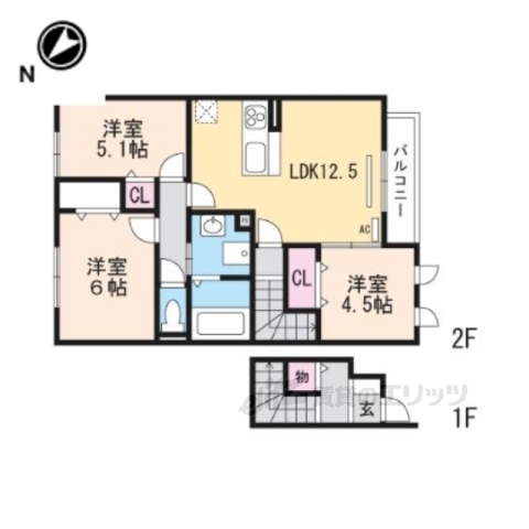 パストラーレの間取り