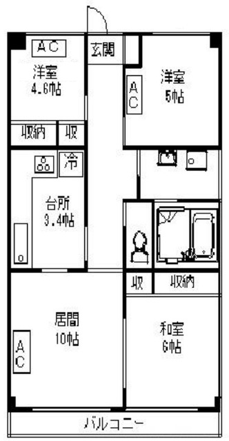 エスポワールの間取り