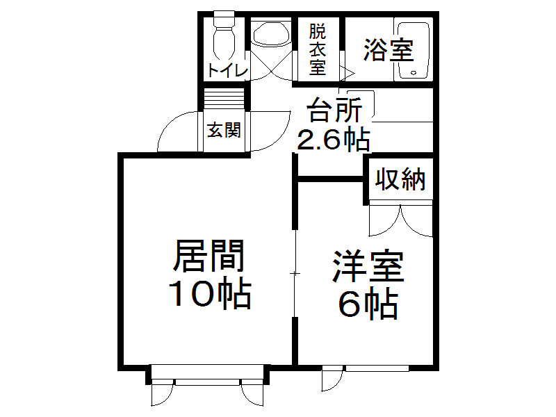 スターハイツ　カシオの間取り