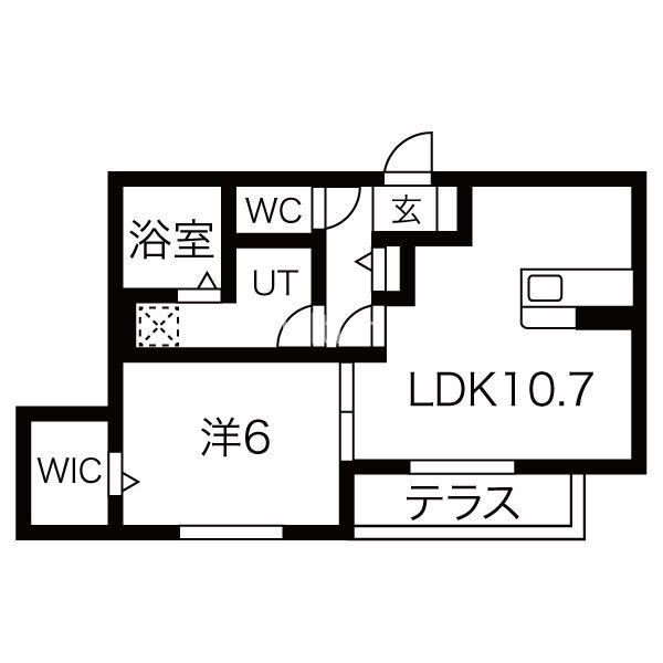 アグレアブルの間取り