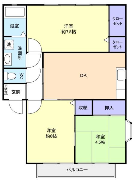 ニートネス花通の間取り