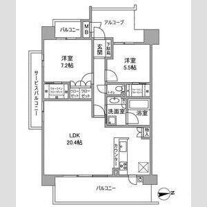 リベール城東関目の間取り