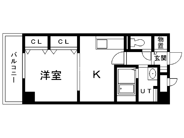 【札幌市白石区中央一条のマンションの間取り】