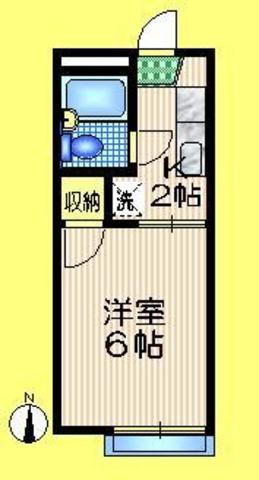 杉並区永福のアパートの間取り