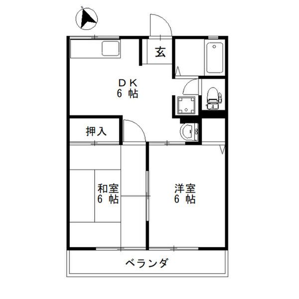 小平ハイツの間取り