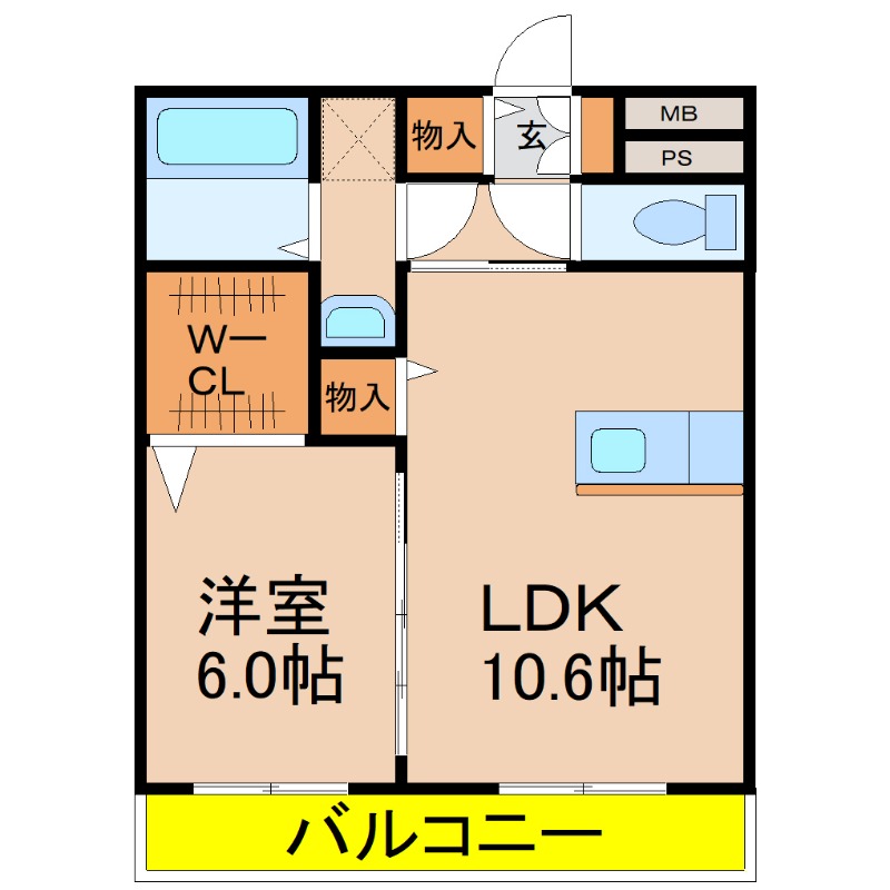 メルローズ寿第１の間取り