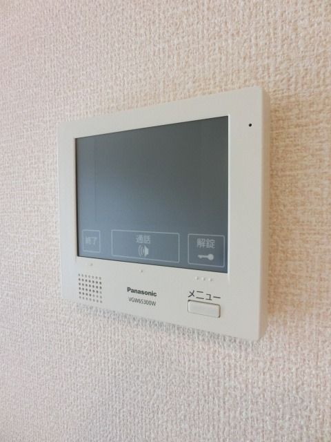 セキュリティ　来訪者が確認できるので安心です