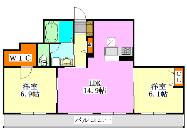 グランシャリオの間取り