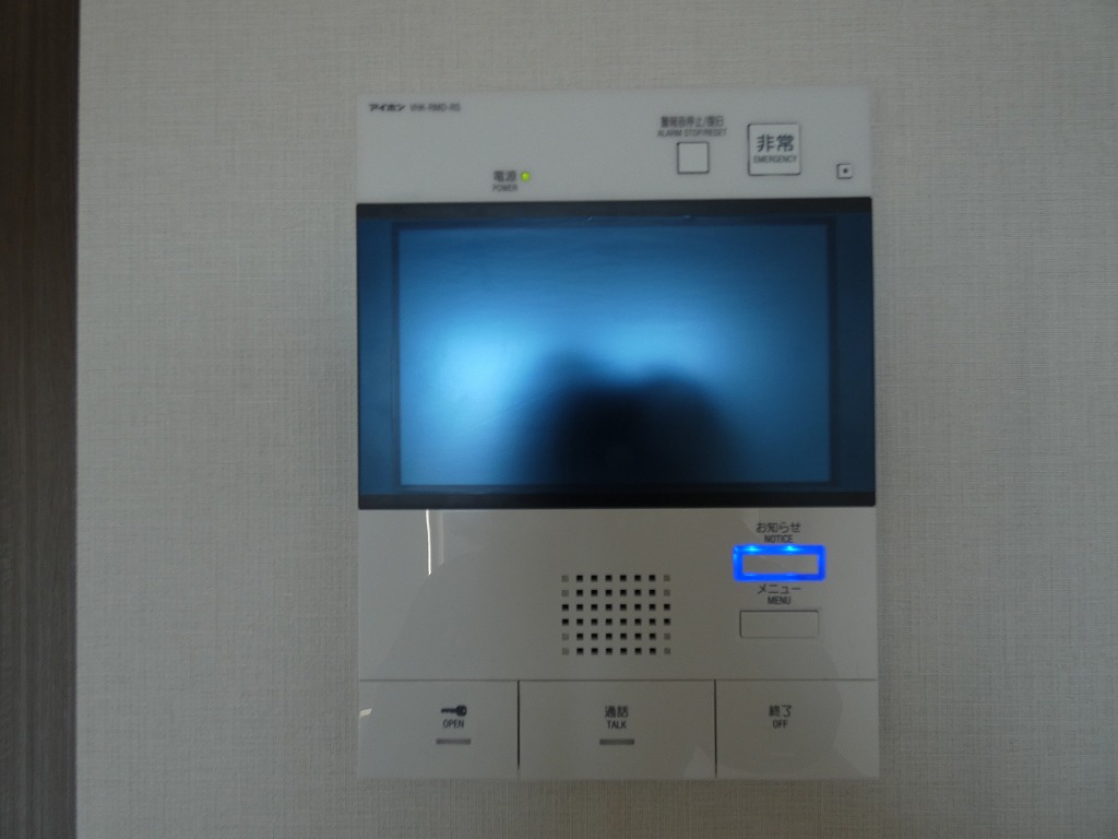 セキュリティ　「受話器つきインターホン」