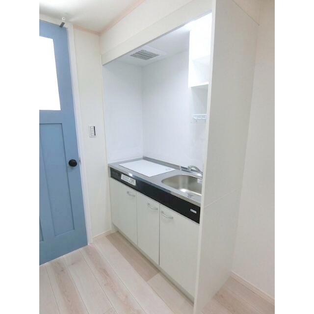 キッチン　使い勝手のいい2口IHコンロ